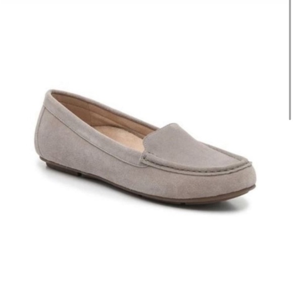 Women’s VIONIC Debbie grey suede leather slip on loafers- Size 9 - Picture 2 of 12